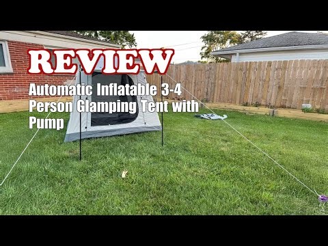 Automatic Inflatable Tent Review: Easy Setup for 3-4 People with Pump - Worth It? 2026