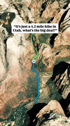 ✨WHAT’S THE BIG DEAL?✨ … … … THE VIEWS ARE TO DIE FOR — LITERALLY. The big deal is, this is one of the most DANGEROUS hikes in America. And if you aren’t wearing proper shoes, a slip & fall could mean the end. Available on my Showcase 🛍️ … … … #tiktokshop #millennialsoftiktok #angelslanding #zionnationalpark #hiketok