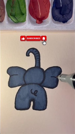 How to Draw a Realistic Elephant Step by Step 🐘