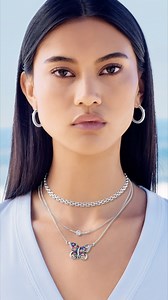 Layering jewelry is an art, and you’re the artist! 🎨✨ Create unique looks for every occasion by starting with a strong chain foundation, add some delicate sparkle, and finish with a showstopping pendant. Need any extra layering inspo? We’ve got you covered. | Brighton