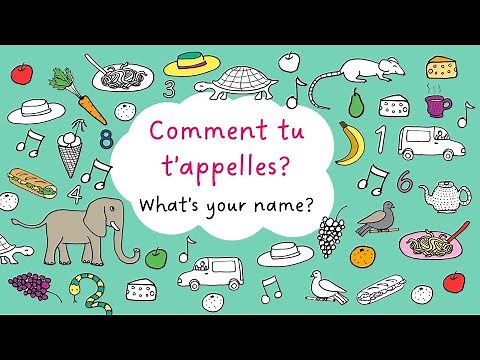 Learn how to say your name in French: "Je m'appelle..."