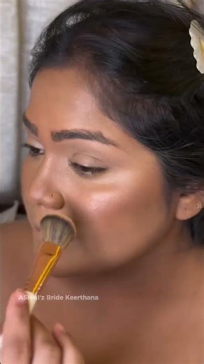 One stunning bride Keerthana 🤍Your dream bridal look begins here✨Contact: 9524577777