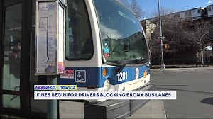 Fines begin for drivers blocking Bronx bus lanes