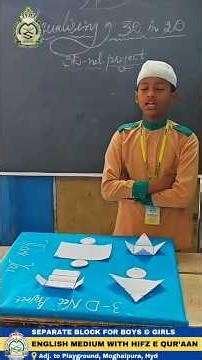 An engaging activity conducted by our Grade 8 student on visualizing 3D objects in 2D.Such hands....