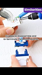 16K views · 94 reactions | How do 90-degree Tool Use Cat6 Keystone Jack and Termination to Punch Down | ROAD LIFE | Facebook