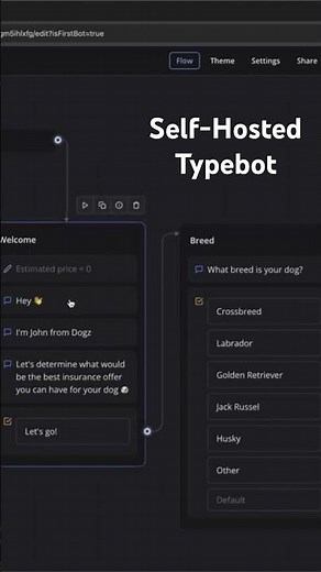 🤖 Self-hosted Typebot for building chat bots