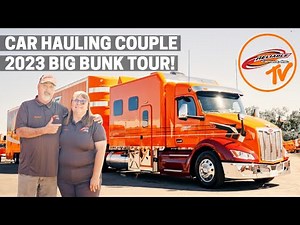 Inside Luxury Car Haulers 2023 Peterbilt 579 with 144" ARI Sleeper Tour -RCI Cribs S2E7