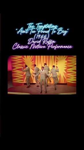 The Temptations – “Ain’t Too Proud To Beg” (1966) David Ruffin | Classic Motown Performance #motown