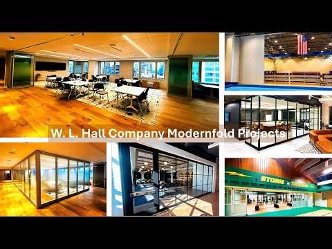 W. L. Hall Company Modernfold Projects: Modernfold Operable Partitions/Glass Wall Systems