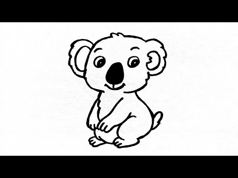 Koala 🐨 drawing for beginners || Koala step by step drawing ||