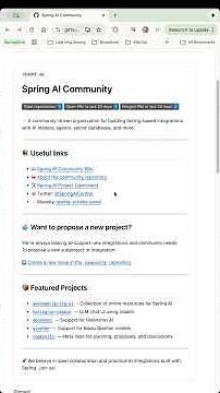 Spring AI Community