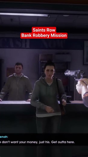 Saints Row Bank Robbery #gaming #gamingvideos #saintsrow #viral