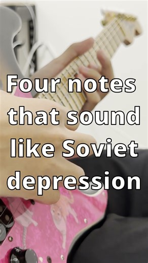 Four notes that sound like Soviet depression