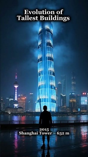Evolution of tallest Buildings #timelapse #history #evolution #skyscraper