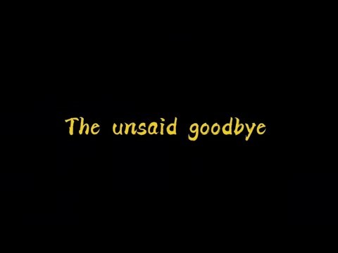 The unsaid goodbye ❤️‍🩹✨️ by anand bhukkya