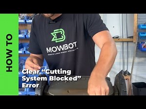 How To Clear a "Cutting System Blocked" Error on the Husqvarna Automower