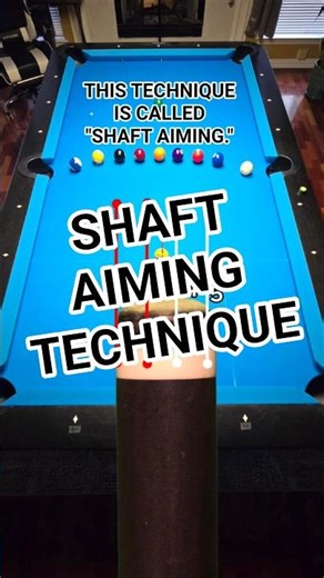 Shaft Aiming Technique. Do you know this aiming system? #Poolplayers #HowtoPlaypool #keeptryinghard