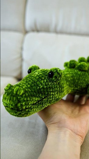 Crochet crocodile pattern
