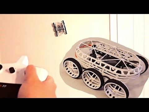 SHARPER IMAGE RC GRAVITY ROVER WALL- CEILING CLIMBER- Unboxing and Playing with Cattien and Liem!!!