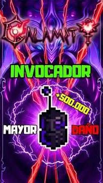 ¿Cómo hacer el MÁXIMO daño de INVOCADOR en Calamity Mod?🔮 #terraria #calamity #gaming