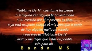 Hablame de ti - Banda MS | Hoy de Musica