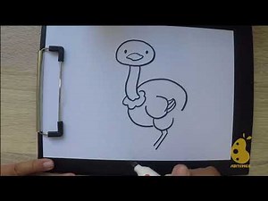How to Draw ostrich