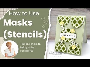 How to Use Craft Stencils for Card Making: Easy Background Techniques