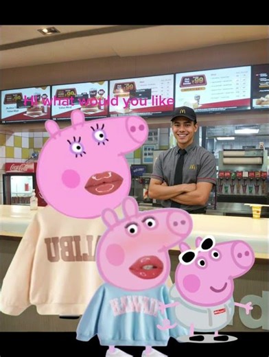 Preppy peppa gose to McDonald’s (ends on a cliffhanger)