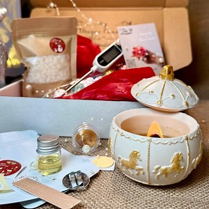 Christmas DIY Candle Making Kit "christmas Ball" - Etsy