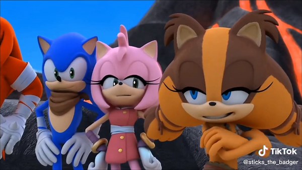 Sticks the Jungle Badger in Sonic Boom Episode 3