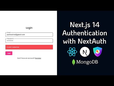 Next.js 14 Authentication with NextAuth | NextAuth with Credentials
