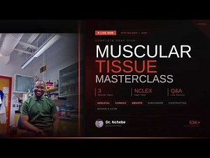 🔴 LIVE: Muscular Tissue FULL Lecture | Skeletal, Cardiac & Smooth Muscle Explained
