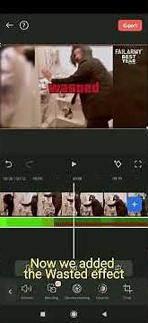 How to edit a "Wasted" (GTA) meme video | FilmoraGo tutorial