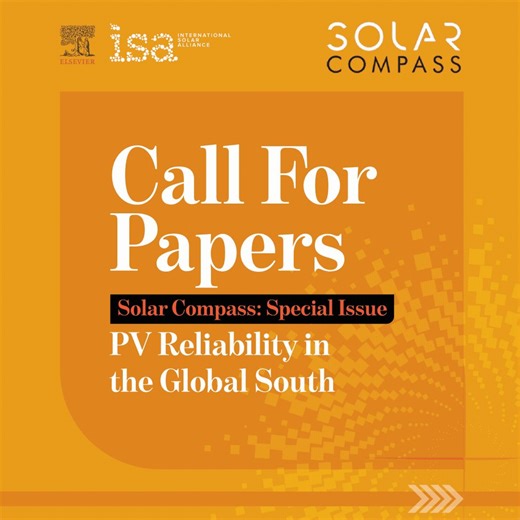 🌍 Solar energy systems rarely operate under ideal conditions—yet much of the existing evidence base is still shaped by controlled environments. Solar Compass, an open-access, peer-reviewed journal curated by globally recognized experts, invites original research contributions to a Special Issue on Field Reliability of PV Modules and Power Plants in the Global South. This issue seeks rigorous, field-based insights into PV performance under conditions defined by high temperatures, humidity, dust,