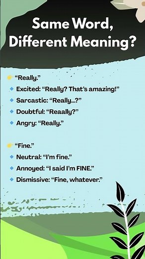 Same Word, Different Meaning? 🤯 It’s All About TONE!