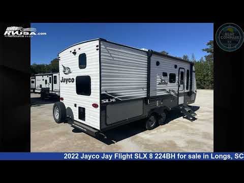 Breathtaking 2022 Jayco Jay Flight SLX 8 Travel Trailer RV For Sale in Longs, SC | RVUSA.com