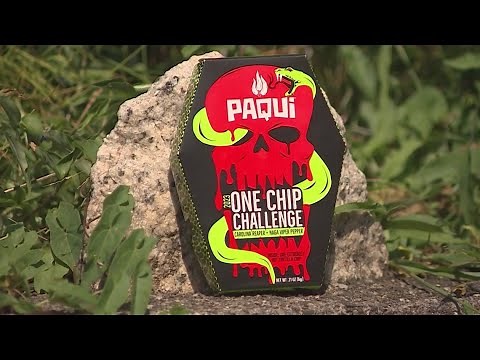 Warning about viral social media challenge known as the "one chip challenge"