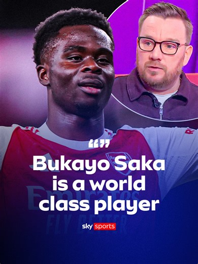 Jamie O'Hara on Bukayo Saka's World-Class Talent
