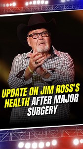 75K views · 1.1K reactions |  Health Update!  Jim Ross shares his journey post-surgery. Can he bounce back? 樂 Watch now! 數✨ . . . #JimRoss #HealthUpdate #WrestlingLegends #Podcast #RecoveryJourney #HipSurgery #NeverGiveUp #WWE #GrillingJR #Inspiration | Sportskeeda Wrestling | Facebook