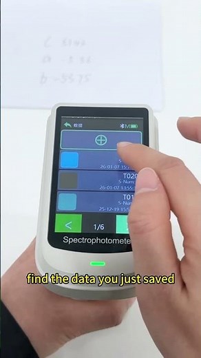 How does Spectrophotometer measure color difference based on the existing LAB values #colorimeter