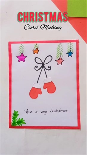 🎄🎅CHRISTMAS Card Making || #Christmas #xmas #santa #drawing #giftcard #shorts