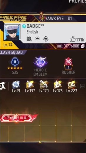 Raistar vs BADGE99 uid ✅#saadsong #raistar #freefire .