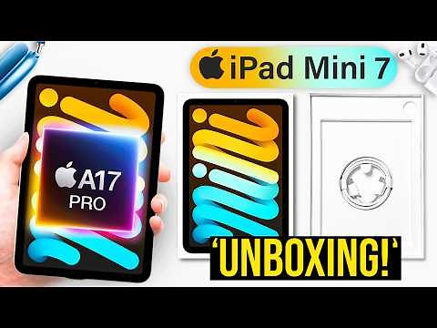 2024 iPad Mini 7 UNBOXING Review - HANDS-ON First LOOK!