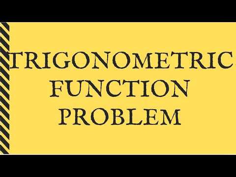 Applications of Trigonometric Functions Examples and Solutions