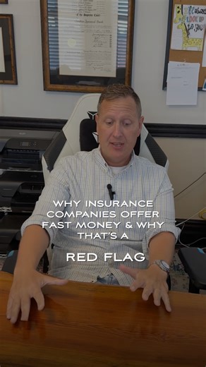 That “quick check” from the insurance company after your wreck? 💸 It’s not generosity — it’s strategy. They want you to settle before you even know how bad your injuries are. Don’t let a $3,000 offer cost you $100,000 later. ❌ Taking the first offer is one of the biggest mistakes you can make after an accident. Watch before you sign anything. #BanckLaw #BankOnBanckLaw #AccidentTips #InjuryAttorney #PersonalInjuryLawyer #LouisianaLawyer #LegalAdvice #CovingtonPersonalInjuryAttorney #WeFightForWh