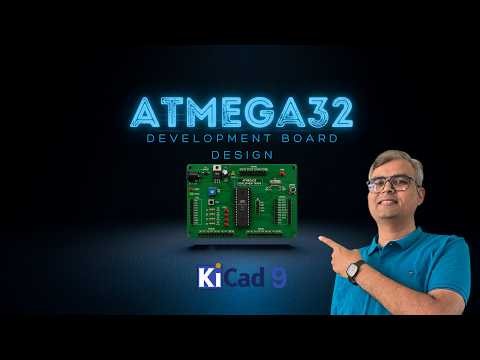 1. Make your own ATmega32 Development Board in KiCad | Complete PCB Design Tutorial