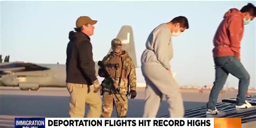 US deportation flights hit record highs, advocates say