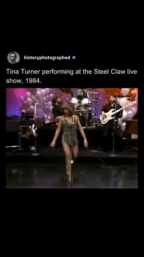 History Photographed on Instagram: "Tina Turner performing “Steel Claw” live in 1984. She owned the stage with her raw power and electric energy, giving one of her most unforgettable performances. ⁠ ⁠ Every move, every note, showed the fire and confidence that made her a legend. This wasn’t just a concert; it was pure rock and soul coming to life."