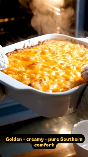Cheesy Corn Casserole Golden · creamy · pure Southern comfort What if comfort food didn’t try to impress—what if it simply melted, bubbled, and waited for the spoon? This casserole is soft in the center, golden on top, and built for quiet family tables. Don’t Lose This Recipe. What You’ll Need 2 cups whole-kernel corn (fresh or frozen, thawed) 1 cup creamed corn 1 cup shredded cheddar cheese ½ cup sour cream ¼ cup melted butter 1 large egg ¼ cup milk ½ tsp salt ¼ tsp black pepper (No extras. No 