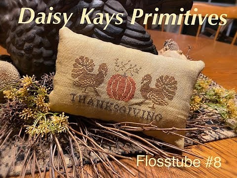 FlossTube #8 - Stitching Update Short and Sweet/Tina Woltman/Wool Applique (11/6/2020)